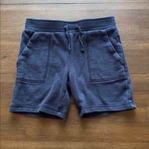 Sz 6 Janie and Jack B pocketed cotton blend  faux drawstring shorts